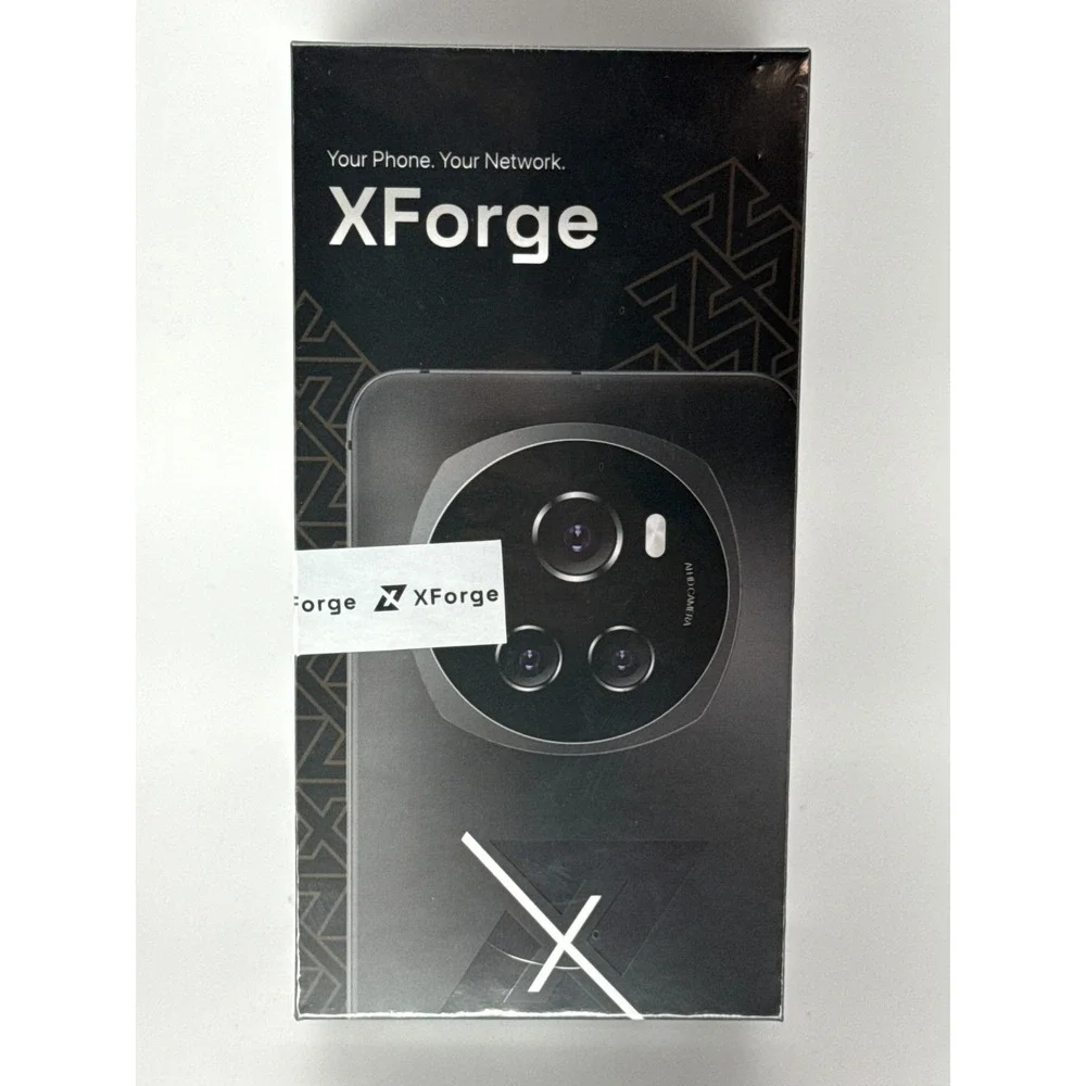 XForge 01 8GB 256GB Obsidian Black Android 64MP DePIN Crypto Mining Smartphone